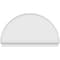 Ekena Millwork Half Round Smooth Architectural Grade PVC Combination Pediment, 72"W x 42-3/4"H x 2-3/4"P PEDPC072X430HRO00 - alternate 5